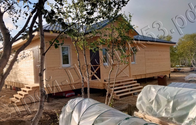 4 Каркасно-щитовой дом Д-11, 13.2x9.5м, 125.4 М², Мурманская область, Печегнский район, село Корзуново (28)